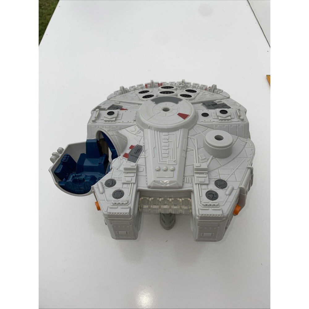 Hasbro 2011 Star Wars Millenium Falcon Galactic Heroes Playset Spaceship As Is